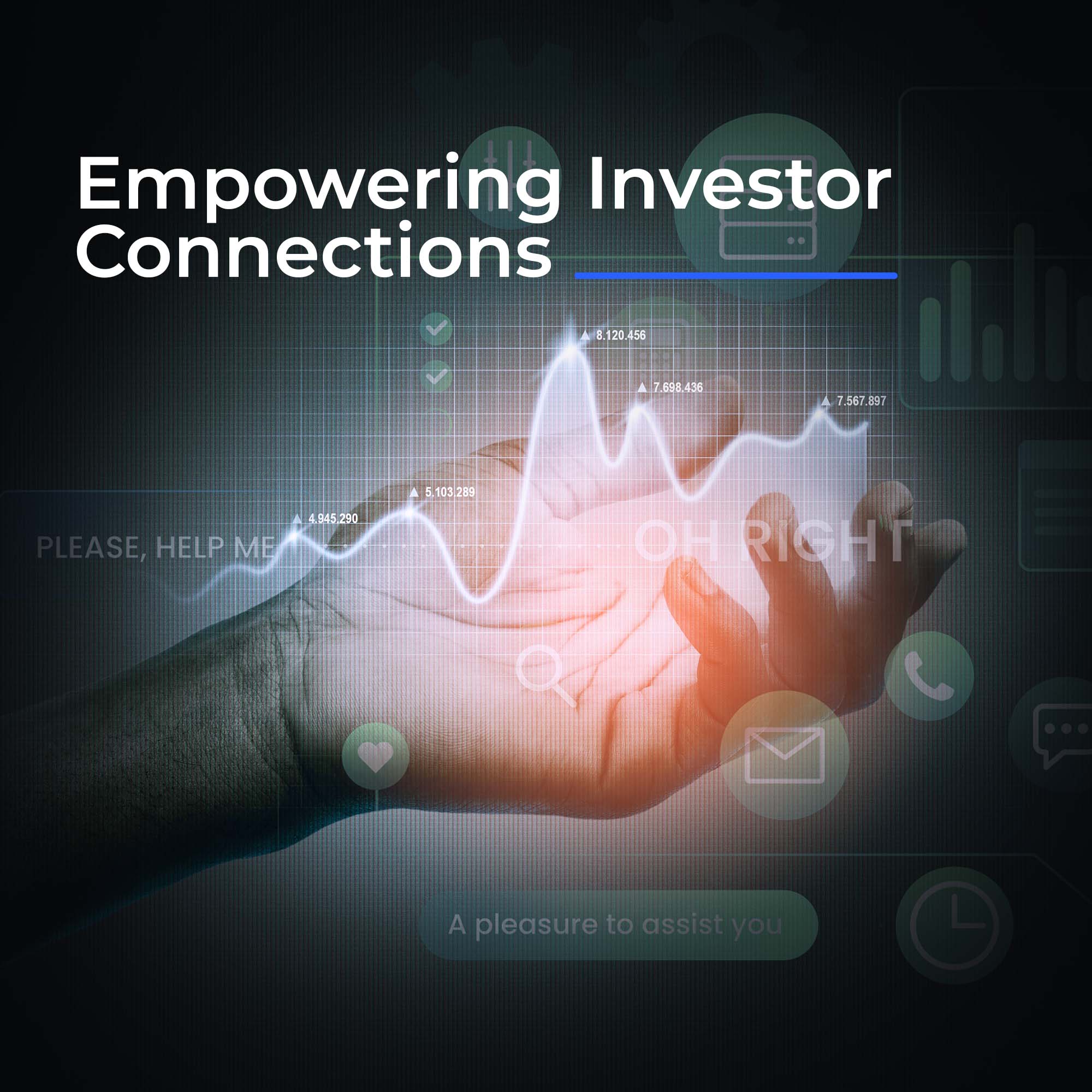 Feature image for BusinessEzee CRM case study with the text 'Empowering Investor Connections'—illustrating how BusinessEzee CRM enhanced investor relations for a leading mutual fund asset management company.